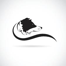 Black And White Collie Dog Clipart Farm Dog Clip Art Vector Images Illustrations Istock Dog Clip Art Border Collie Dog Vector Images