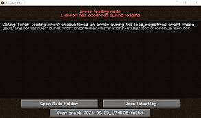Sometimes, players may also need to download them to their mods . Ceiling Torch Version 1 11 Client Side And Server Side Start Up Crash For Minecraft 1 16 5 Forge 36 1 24 Githubmemory