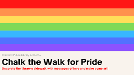 Chalk the Walk for Pride — The Cranford Public Library