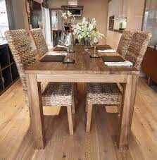 Therefore, even if you want to design outdoor furniture, you do not have to worry because the wood has the ability to withstand the. 160cm Reclaimed Teak Dining Table With 4 Chairs Of Any Style Ebay