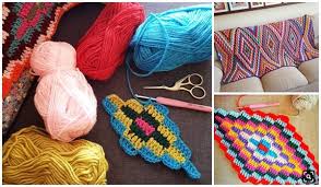 Kilim Bebek Battaniyelere Koltuklara Ev Dekoruna Orgu Nazarca Com Bohem Kilim Battaniye Orgu