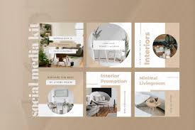Four Interior Social Media Kit Tmint