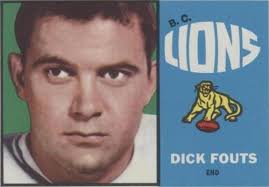 DICK FOUTS 1964 TOPPS CFL 64 NO 2 NRMINT+ 75377