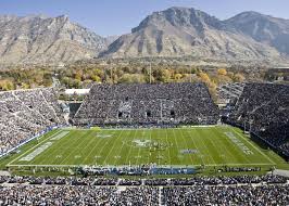 Amazing Football Stadiums From Across The Country Stadiums Football Stadiums College Football Games Byu Football
