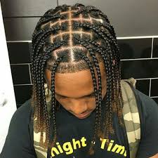 27 Cool Box Braids Hairstyles For Men 2020 Styles In 2020 Mens Braids Hairstyles Braids For Boys Braids With Fade