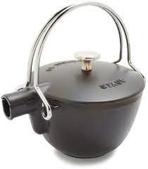 Staub Round Teapot 1 Qt Sur La Table Tea Pots Kettle Tea Kettle