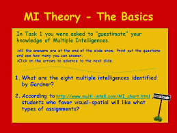 how much do you remember webquest evaluation mi theory