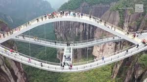 A bridge is a structure built to span a physical obstacle, such as a body of water, valley, or road, without closing the way underneath. Brave Enough To Cross Bending Bridge Videos From The Weather Channel Weather Com