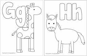 This printable spring quiet book is great for your preschool or kindergarten aged kids as it focuses on a set of basic skills. Free Printable Alphabet Coloring Pages Easy Peasy And Fun