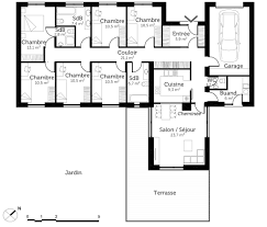Plan maison 6 chambres etage. Plan Maison Plain Pied 6 Chambres Ooreka