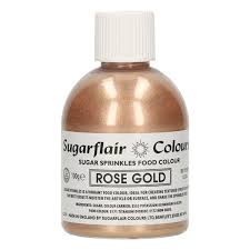 Rose gold sprinkles for baking and decorating cupcake, cakes, cookies, and ice cream! Sugarflair Sugar Sprinkles Rose Gold 100g Bij Deleukstetaartenshop Deleukstetaartenshop Com