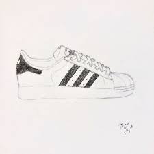 Adidas Famous Person Sneakers Doodle Or Drawing My Favourite Sneakers Drawn With Muji 0 Adidas Shoes Superstar Sneakers Drawing Superstars Shoes