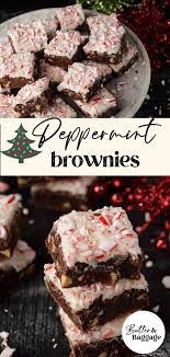 Frosted Peppermint Brownies Butter Baggage Recipe Christmas Baking Peppermint Brownies Cooking Recipes Desserts