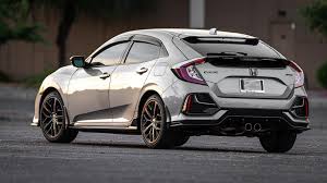 The 2020 honda civic hatchback retains all that's good about the civic sedan but adds a heaping helping of versatility. 2020 Civic Hatchback Sport Coming Along Nicely Window Visors Rear Badges Emblem Plasti Dipped Blue Honda Valve Stems And Opt 7 Auro Pro 4pc Led Bluetooth Kit Waiting For My New Tail Lights Thinking