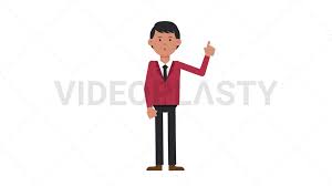 The image is png format and has been processed into transparent background by ps tool. Arab Corporate Man Thinking Stock Gifs Videoplasty
