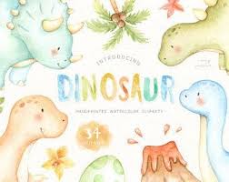 Arctic Animals Watercolor Clip Arts Holiday Winter Set Polar Animals Woodland Animals Nursery Decor New Year Greeting Card Christmas Watercolor Clipart Dinosaur Clip Art