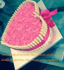 Loving memory death anniversary cake design : Wedding Anniversary Cute Cake Images Wishes For Wife Best Wishes