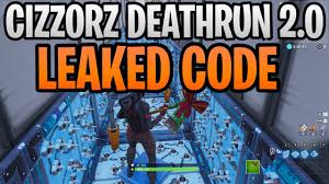He's run some pretty big contests with these, and made some. Cizzorz Deathrun 2 0 Code Leaked How To Play The New Cizzorz Death Run 2 0 Youtube