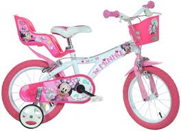 Amazon Com Dino Bikes 616 Nn Mouse Minnie Bicycle 16 Inch Toys Games