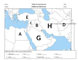 United states central intelligence agency. Middle East Southwest Asia Map Assessment By Wilson Hein Creations