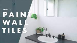 Tired of that ugly ceramic tile?! How To Paint Bathroom Tiles Youtube