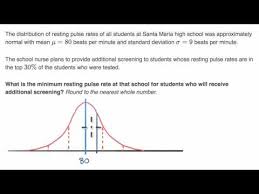 finding z score for a percentile video khan academy