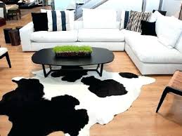 Cleaning a white fur rug is easiest by doing a bit of preventive maintenance from time to time. Black And White Genuine Cowhide Rug Cow Hides