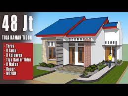 Rumah Minimalis Modern 3 Kamar Tidur 8x6 M Youtube Arsitektur Minimalis Denah Rumah Pedesaan Rumah