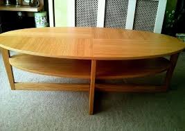 Buy ikea vejmon coffee table black brown 301.366.72 size 55 1/8x26: Ikea Vejmon Coffee Table Oak Veneer Coffee Table Table Ikea