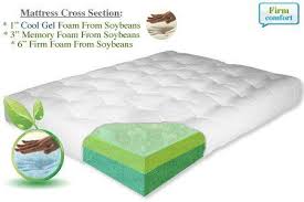 The Futon Shop 9 Heavenly Glacier California King Size Gel Soy Memory Foam Mattress By The Futon Shop 1919 95 Eco Friendly Natu Good To Go Green Pinte