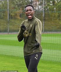 Welbeck Looked At Home In Front Of The Cameras At Arsenal S Training Centre In St Albans Arsenal Training Center Fulham