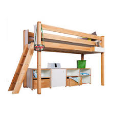 Kinderhochbett pauli / kinderbett etagenbett pauli buche vollholz massiv natur mit regal und rutsche inkl. Stool Xs Dbv 504 Fd 01 01 Architonic