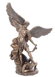 Although she holds none of our. Archangel Michael And Lucifer Bronze Figurine 37 Cm Bronze Gifts