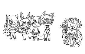 In this free coloring pages, you can color coloring sheets for gacha club in many different color combinations to make him look as cool as . Gacha Life Coloring Pages Free Printable Coloring Pages For Kids
