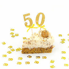 Als ich erfahren habe, dass du heute 50 jahre alt wirst, konnte ich es gar nicht fassen. 50 Geburtstag I Goldene Hochzeit I Jubilaum Kuchen Dekoration Sticker 2 X Ebay