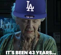 Genuine sadness for Dodgers fans after first title