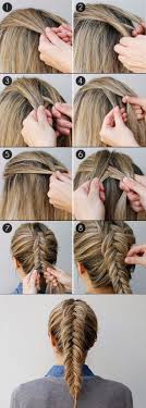 Braids have really made a comeback in a big way, with all sorts of new styles to try. How To Fishtail Braid Your Own Hair Hairstyle Ideas Calgary Edmonton Toronto Red Deer Lethbridge Long Hair Styles Hair Styles Braiding Your Own Hair