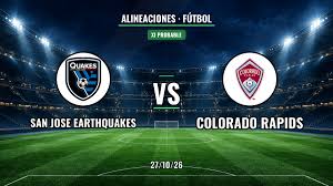 Alineaciones de San Jose Earthquakes contra Colorado Rapids