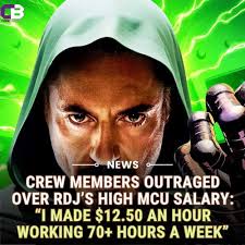 Some Marvel crew members are comparing their salaries to how much RDJ will  make! 😮 More 👇