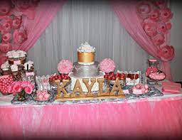 It S A Girl Pink And Silver Baby Shower Glam Baby Shower Catch My Party