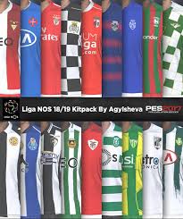 Adere à sport tv para seguir em exclusivo os jogos. Liga Nos Kits Pack 2018 2019 By Agylsheva For Pes 2017 Pes Patch