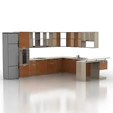kitchen 3d model (*.gsm+*.3ds) for