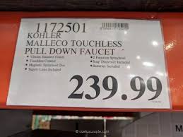 kohler malleco touchless pull down