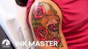 Tattoo flash tattoo sketch cat neotraditional on wacom. Neo Traditional Animal Tattoo Elimination Challenge Battle Of The Sexes Season 12 Youtube