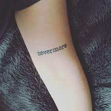 It's a historical looking typeface that's best paired with minimal line quotes from literature or history, but can be well suited to more modern phrases as well, provided they're one or two lines long. Pin For Later 17 Typewriter Font Tattoos For The Girl Who Has A Way With Words Typewriter Font Tattoo Best Tattoo Fonts Tattoo Fonts