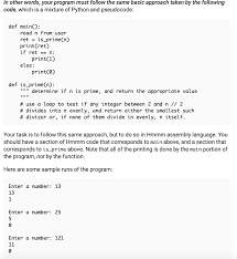 Python check if the string is integer using isdigit function we can use the isdigit () function to check if the string is an integer or not in python. Solved One Way To Determine If An Integer N Is Prime Is T Chegg Com