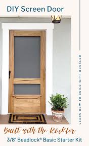 Rockler 3 8 Beadlock Basic Starter Kit Diy Screen Door Wood Screen Door Diy Door