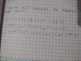 Check spelling or type a new query. Tentukan Hasil Penjumlahan Atau Pengurangan Suku Banyak Berikut Brainly Co Id