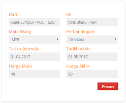 Terdapat hanya satu pilihan yang kami tawarkan bagi laluan ini: Harga Tiket Flight Kl Ke Kota Bharu Tambang Murah Tiket Bas Online