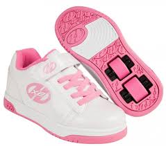 Black And Hot Pink Heelys Heelys X2 Dual Up White Boys Girls Librance White Boys Sneakers Dc Sneaker